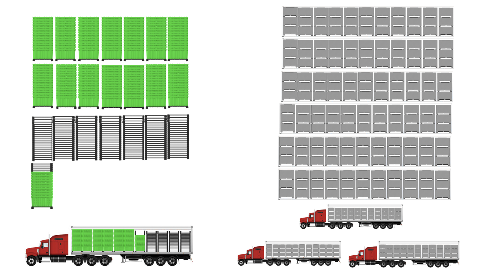nestable bin vs traditional bin