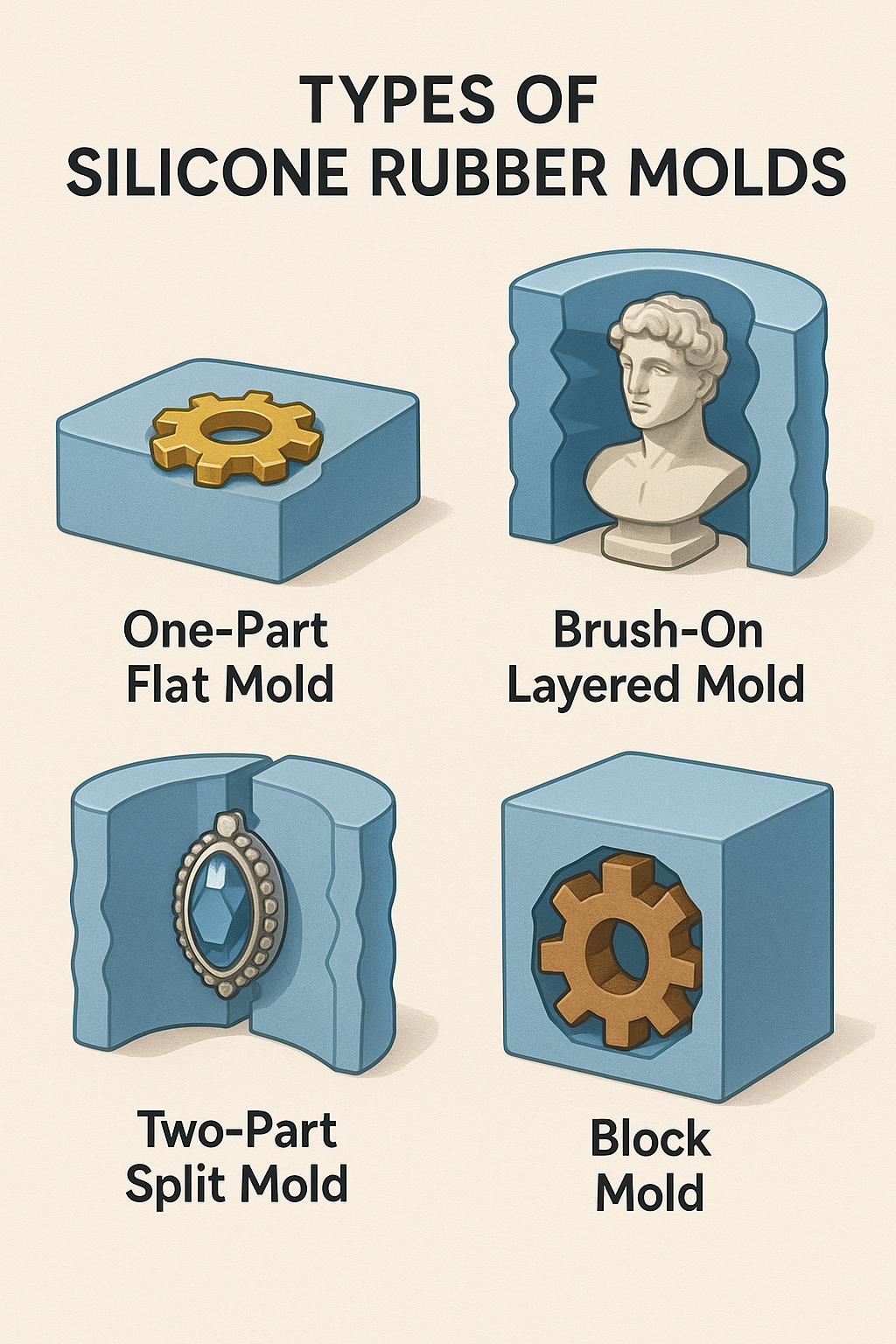 silicone rubber mold kit